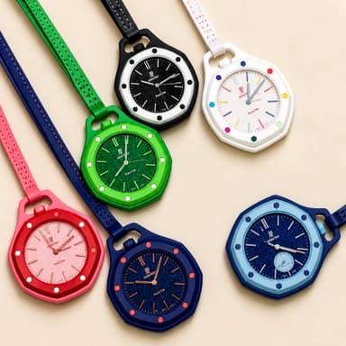 ساعت جیبی/ آویز کیف فانتزی طرح AP x Swatch